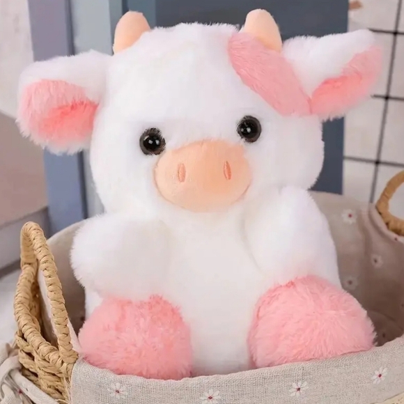 Other - Pink Cow Plushie